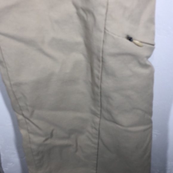 Athleta Dipper tan nylon outdoor pants size 8 Tall - Picture 4 of 11